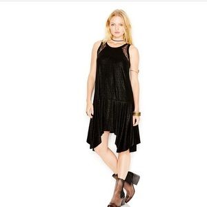 Free People NWT Black Make It Count Swing Dress